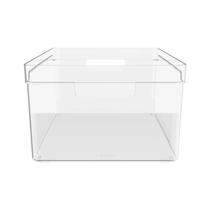 Organizador de Gaveta Dispensa Modular 30x20cm Multiuso Clear Ou