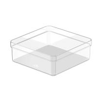 Organizador de Gaveta Quadrado Clear 15cm - Ou