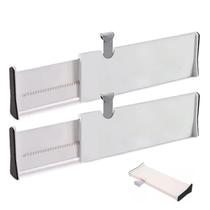 Organizador de Gaveta Separador Ajustavel Retratil Divisor Extensivel Escritorio Estante Guarda Roupa Utensilios Multiuso Cozinha Quarto Sala Organiza