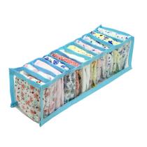 Organizador de Gaveta Transparente e Azul 603 VB Home Organizador de Gaveta Transparente e Azul 603 VB Home