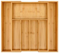 Organizador de gavetas, bandeja de talheres expansível VaeFae Bamboo
