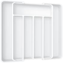 Organizador de gavetas de cozinha Aujen expansível branco