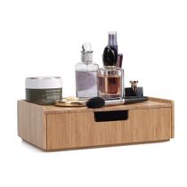 Organizador de gavetas de maquiagem MobileVision Bamboo 27,3 x 17,78 x 8,26 cm