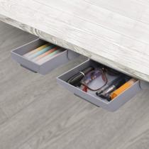 Organizador de gavetas de mesa YOOUSOO, pacote com 2, adesivo, 22x11x3,5 cm
