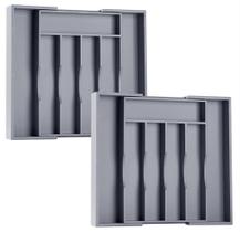 Organizador de gavetas expansível de bambu para talheres Caddy Bellsal Organizador de gavetas expansível de bambu para talheres Caddy Bellsal