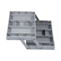 Organizador De Gavetas Expansível E Dobrável De 2 Ou 3 Níveis Com Compartimentos Ajustáveis - Nehc