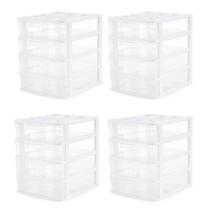 Organizador de Gavetas Gracious Living com 4 Gavetas 25x31x32cm Organizador de Gavetas Gracious Living com 4 Gavetas 25x31x32cm