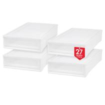 Organizador de Gavetas IRIS USA 74L para Debaixo da Cama - Kit com 4 Unidades Organizador de Gavetas IRIS USA 74L para Debaixo da Cama - Kit com 4 Unidades