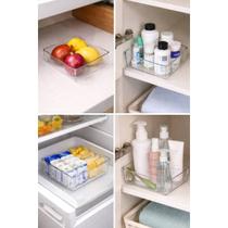 Organizador de Gavetas Multiuso Acrílico Empilhável G 23X17,5, 5X5,5Cm Galedeira Armário Organizador de Gavetas Multiuso Acrílico Empilhável G 23X17,5, 5X5,5Cm Galedeira Armário