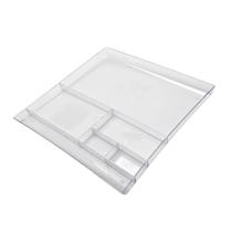 Organizador de gavetas multiuso acrílico transparente DelloColor
