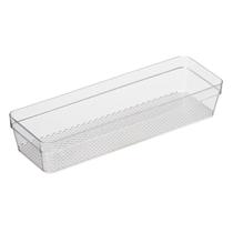 Organizador de gavetas Oggi Clear 3x9,5 cm para cozinha e mesa de escritório