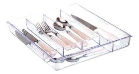 Organizador De Gavetas P/ Talheres Acrílico Sem Tampa Keita Organizador De Gavetas P/ Talheres Acrílico Sem Tampa Keita