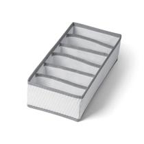 Organizador de Gavetas para Sutiã TNT para 6 Peças Branco My Closet Ordene Organizador de Gavetas para Sutiã TNT para 6 Peças Branco My Closet Ordene