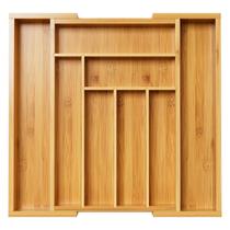 Organizador de gavetas Pipishell Bamboo para porta-utensílios