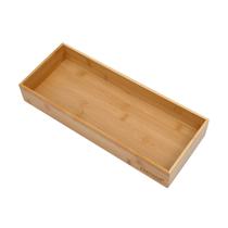 Organizador de gavetas PRATIQUE Bandeja de utensílios de cozinha em bambu Organizador de gavetas PRATIQUE Bandeja de utensílios de cozinha em bambu