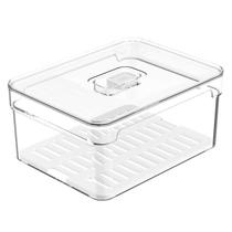 Organizador de Geladeira 2,2L Acrílico Alimentos Organização Organizador de Geladeira 2,2L Acrílico Alimentos Organização