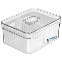 Organizador de Geladeira com 2 Cestos 6,7 Litros Dry Cristal