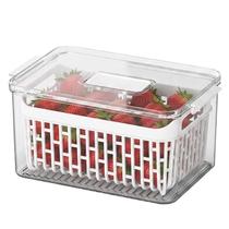 Organizador de Geladeira com Cesto 3,2L Coza Dry Cristal
