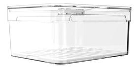 Organizador De Geladeira Com Tampa 2, 2 Lts Clear Fresh