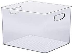 Organizador de geladeira diamond 25x 25 x 17 cm - cristal - paramount