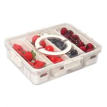 Organizador De Geladeira Frutas E Verduras Com Cesto 3,8L Organizador De Geladeira Frutas E Verduras Com Cesto 3,8L