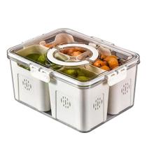 Organizador De Geladeira Frutas E Verduras Com Cesto 7,6L Organizador De Geladeira Frutas E Verduras Com Cesto 7,6L