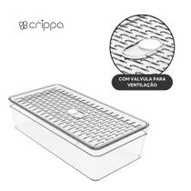 Organizador De Geladeira Médio Frutas Legumes Transparente