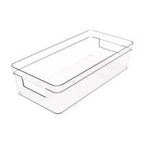 Organizador De Geladeira Médio Sem Tampa Transparente