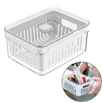Organizador de Geladeira OU Salada Frutas e Verduras Cesto Escorredor Clear Fresh 2,2L Organizador de Geladeira OU Salada Frutas e Verduras Cesto Escorredor Clear Fresh 2,2L