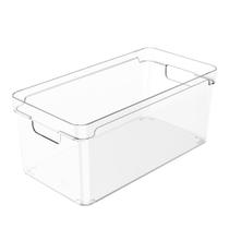 Organizador De Geladeira Transparente Multiuso Caixa Para Alimentos Armário Cozinha Ou