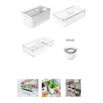 Organizador De Geladeira Transparente Para Verduras Frutas Organizador De Geladeira Transparente Para Verduras Frutas