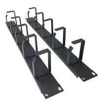 Organizador de gerenciamento de cabos QiaoYouBang 1U 19 Rack Mount