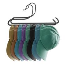 Organizador de Gorras AnDock de Metal, Juego de 2, Capacidad para 20 Gorras, Negro