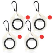 Organizador de gravata com zíper PEUTIER, suporte de gravata, 4 peças, branco Organizador de gravata com zíper PEUTIER, suporte de gravata, 4 peças, branco