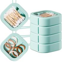 Organizador de gravatas de cabelo Kathfly Green Portable Storage x4