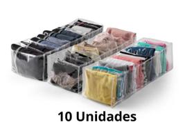 Organizador de Guarda Roupa Colmeia 10 Espaços Kit com 10UND - BEATRIZ BABY