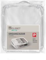 Organizador de guarda roupa transparente flexivel PVC Ordene pequeno Organizador de guarda roupa transparente flexivel PVC Ordene pequeno