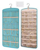 Organizador de joias BAGSMART Hanging Necklace Holder Teal Organizador de joias BAGSMART Hanging Necklace Holder Teal