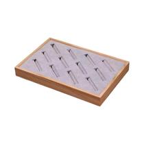 Organizador De Joias De Madeira Com 12 Compartimentos Para Pulseiras E Anéis