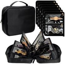 Organizador de Joias LingLingo Estojo de Viagem 23x18x8 cm Organizador de Joias LingLingo Estojo de Viagem 23x18x8 cm
