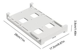 Organizador de Latas com Estante Suspensa - Otimize o Espaço da sua Geladeira Organizador de Latas com Estante Suspensa - Otimize o Espaço da sua Geladeira