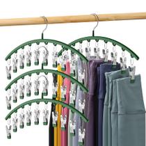 Organizador de legging Closet Volnamal com 10 clipes comporta 40 leggings