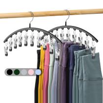 Organizador de legging Volnamal Closet com 10 clipes comporta 20 leggins