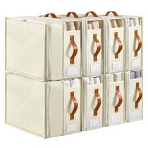 Organizador de Lençóis Freebat, Kit com 8 Unidades com Zíper e Alças Organizador de Lençóis Freebat, Kit com 8 Unidades com Zíper e Alças