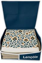 Organizador De Lençol Reforçado Azul Marinho 37X40X11 Closet