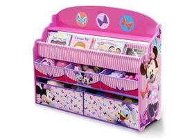 Organizador de Livros e Brinquedos Delta Children Minnie Mouse - Disney