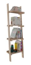 Organizador De Livros Modelo Escada Com 4 Prateleiras Multiuso - Technox