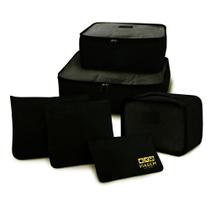 Organizador De Mala 6 Peças Para Viagem Necessaire Jacki