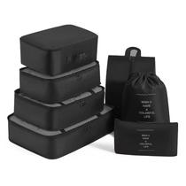 Organizador De Malas Bolsas De Viagem Kit 7 Necessaire Desenho Do Tecido Liso Organizador De Malas Bolsas De Viagem Kit 7 Necessaire Desenho Do Tecido Liso