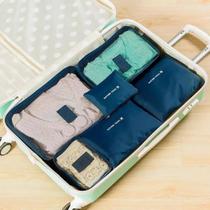 Organizador De Malas Para Viagem - Kit 6 Peças